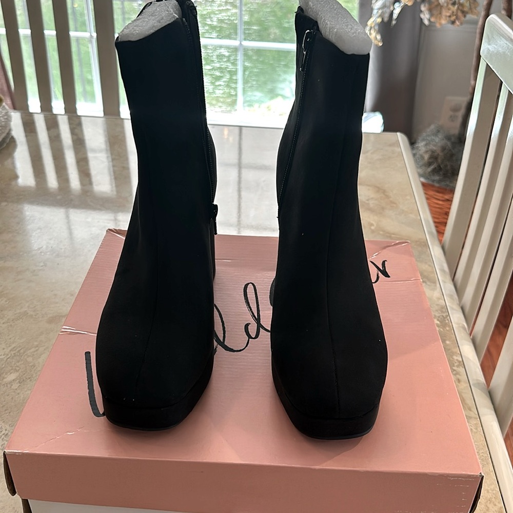 Black Suede Boots